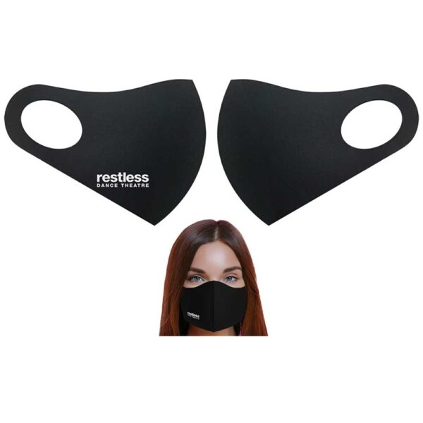 Restless Dance Face Mask Rounded Ear style